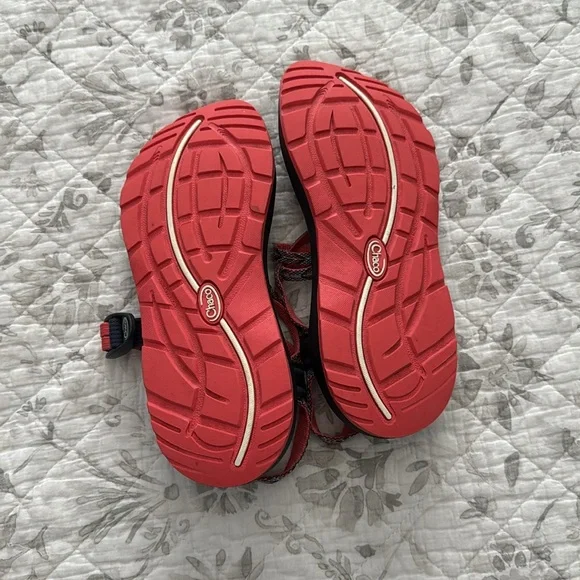 Chaco Women's Sandals - Black and Red - Picture 2 of 2